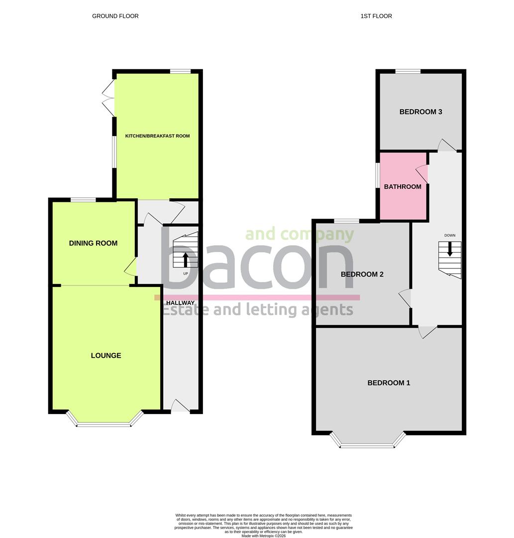 Floor Plan | House - Mid Terrace | Wenban Road, Worthing, BN11 | For Sale